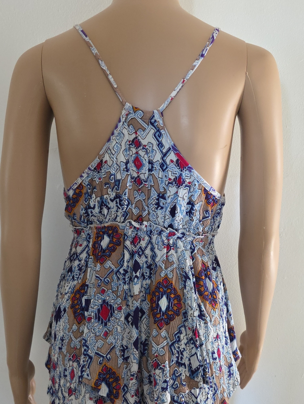 NWT Patrons of Peace Multicolor Boho Blouse Size XS - Picture 6 of 7